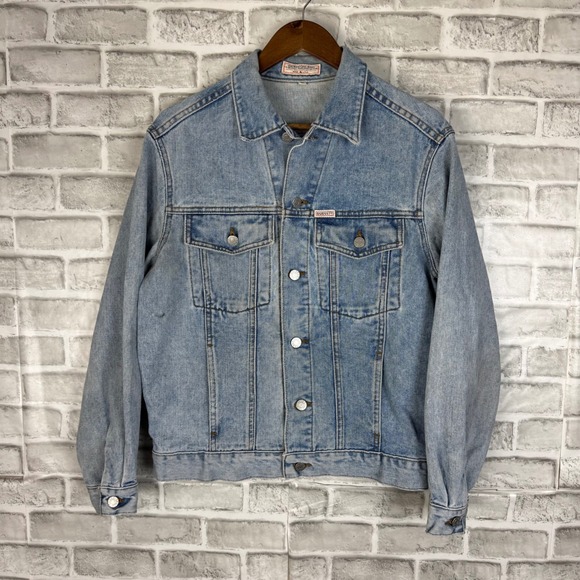 Guess Jackets & Blazers - Vintage Guess Jeans Georges Marciano Denim Jacket Light Wash Made in USA SMALL